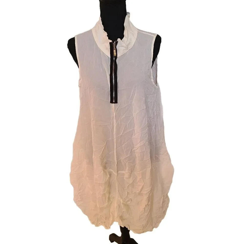By JJ Lightweight Off White Summer Dress Size S